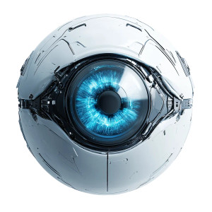 Robot Eye Vinyl Car Decal Sticker – Waterproof & UV-Resistant 8" Robot Eye Vinyl Car Decal Sticker – Waterproof & UV-Resistant 8"