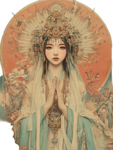 Tibetan Astrological Sutra Vinyl Car Decal Sticker – Waterproof & UV-Resistant 8"