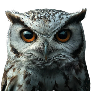 Realistic Owl V2 Vinyl Car Decal Sticker – Waterproof & UV-Resistant 8"