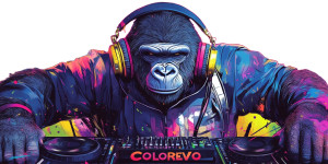 Astronaut Gorilla Dj Vinyl Car Decal Sticker – Waterproof & UV-Resistant 8" Astronaut Gorilla Dj Vinyl Car Decal Sticker – Waterproof & UV-Resistant 8"