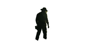Miner With Searchlight Vinyl Car Decal Sticker – Waterproof & UV-Resistant 8"