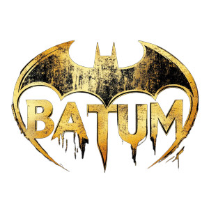 Golden Batman Logo Vinyl Car Decal Sticker – Waterproof & UV-Resistant 8"