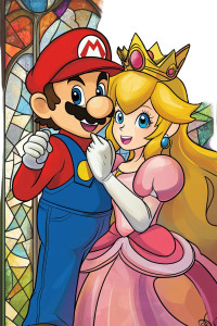 Mario And Peach V10 Vinyl Car Decal Sticker – Waterproof & UV-Resistant 8"