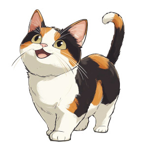 Two-Headed Cat Vinyl Car Decal Sticker – Waterproof & UV-Resistant 8"