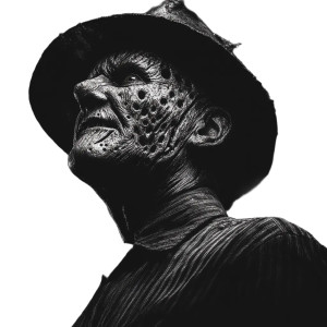 Freddy Krueger Portrait Vinyl Car Decal Sticker – Waterproof & UV-Resistant 8"
