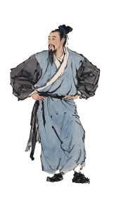 Ancient Chinese Man V9 Vinyl Car Decal Sticker – Waterproof & UV-Resistant 8"