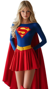 Classic Supergirl Model Vinyl Car Decal Sticker – Waterproof & UV-Resistant 8" Classic Supergirl Model Vinyl Car Decal Sticker – Waterproof & UV-Resistant 8"