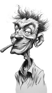 Tony Self Portrait Vinyl Car Decal Sticker – Waterproof & UV-Resistant 8"