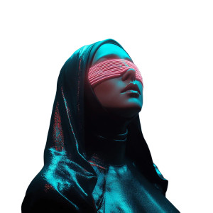 Cyberpunk Nun Vinyl Car Decal Sticker – Waterproof & UV-Resistant 8" Cyberpunk Nun Vinyl Car Decal Sticker – Waterproof & UV-Resistant 8"