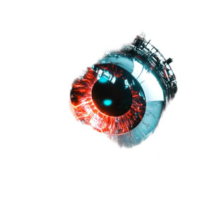 Digital Eye V2 Vinyl Car Decal Sticker – Waterproof & UV-Resistant 8"