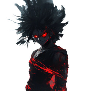 Evil Goku V2 Vinyl Car Decal Sticker – Waterproof & UV-Resistant 8"