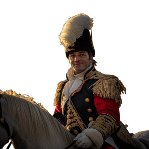 Napoleon On Horseback Vinyl Car Decal Sticker – Waterproof & UV-Resistant 8" Napoleon On Horseback Vinyl Car Decal Sticker – Waterproof & UV-Resistant 8"