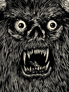 Goya'S Horror Monster Vinyl Car Decal Sticker – Waterproof & UV-Resistant 8"