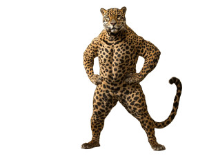 Jaguar Transformation V2 Vinyl Car Decal Sticker – Waterproof & UV-Resistant 8"