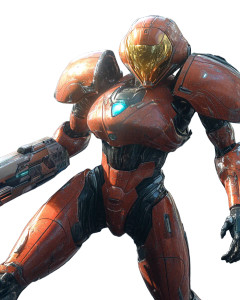 Samus Aran Battle Vinyl Car Decal Sticker – Waterproof & UV-Resistant 8"