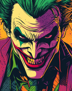 Joker Marvel Comics Vinyl Car Decal Sticker – Waterproof & UV-Resistant 8"