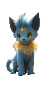 Shinx 3D Render Vinyl Car Decal Sticker – Waterproof & UV-Resistant 8"