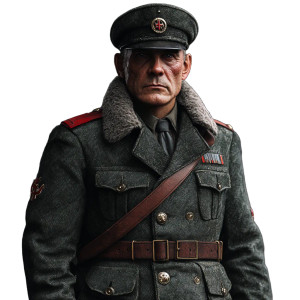 German Officer Vinyl Car Decal Sticker – Waterproof & UV-Resistant 8" German Officer Vinyl Car Decal Sticker – Waterproof & UV-Resistant 8"