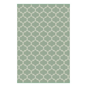 Luxurious 12x8ft Green Patio Mat | Durable Polypropylene, Reversible Fabric | Mold & Mildew Resistant