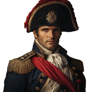 Napoleon Bonaparte V3 Vinyl Car Decal Sticker – Waterproof & UV-Resistant 8"