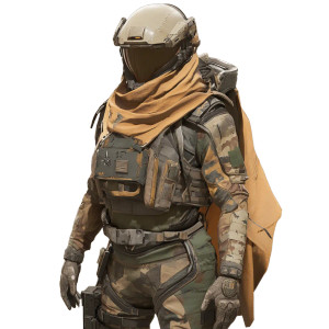 Tactical Warrior V2 Vinyl Car Decal Sticker – Waterproof & UV-Resistant 8"