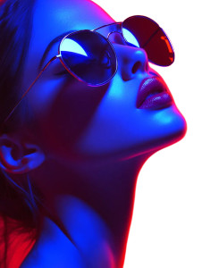 Beautiful Woman Sunglasses Vinyl Car Decal Sticker – Waterproof & UV-Resistant 8"