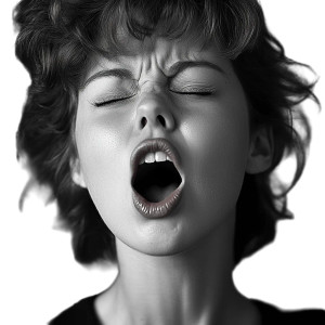 Surprised Woman Vinyl Car Decal Sticker – Waterproof & UV-Resistant 8" Surprised Woman Vinyl Car Decal Sticker – Waterproof & UV-Resistant 8"