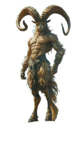 Mountain Satyr Vinyl Car Decal Sticker – Waterproof & UV-Resistant 8"