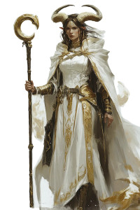 Tiefling Cleric V2 Vinyl Car Decal Sticker – Waterproof & UV-Resistant 8" Tiefling Cleric V2 Vinyl Car Decal Sticker – Waterproof & UV-Resistant 8"