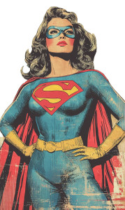 Vintage Superhero Render Vinyl Car Decal Sticker – Waterproof & UV-Resistant 8"