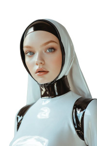 Latex Nun Portrait V4 Vinyl Car Decal Sticker – Waterproof & UV-Resistant 8" Latex Nun Portrait V4 Vinyl Car Decal Sticker – Waterproof & UV-Resistant 8"