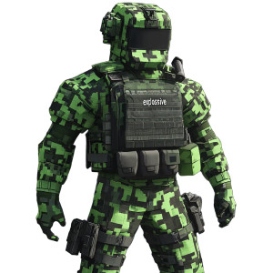 Creeper Tactical Skin Vinyl Car Decal Sticker – Waterproof & UV-Resistant 8"