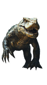 Fearsome Kaprosuchus Vinyl Car Decal Sticker – Waterproof & UV-Resistant 8"