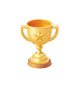 Gold Trophy Star Vinyl Car Decal Sticker – Waterproof & UV-Resistant 8" Gold Trophy Star Vinyl Car Decal Sticker – Waterproof & UV-Resistant 8"