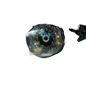 Circuitry Eye Robot Vinyl Car Decal Sticker – Waterproof & UV-Resistant 8"