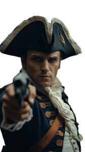 Napoleon With Gun Vinyl Car Decal Sticker – Waterproof & UV-Resistant 8" Napoleon With Gun Vinyl Car Decal Sticker – Waterproof & UV-Resistant 8"