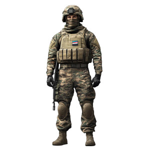Azerbaijani Army Soldier Vinyl Car Decal Sticker – Waterproof & UV-Resistant 8"