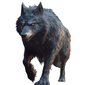 Fantasy Wolf Clinkz Vinyl Car Decal Sticker – Waterproof & UV-Resistant 8"