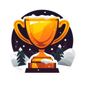 Glowing Trophy Sticker Vinyl Car Decal Sticker – Waterproof & UV-Resistant 8" Glowing Trophy Sticker Vinyl Car Decal Sticker – Waterproof & UV-Resistant 8"