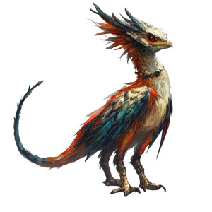 Dragon Bird Vinyl Car Decal Sticker – Waterproof & UV-Resistant 8"