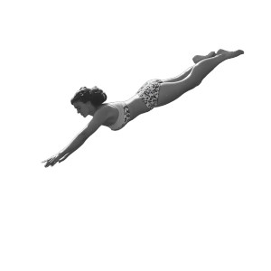 Woman Diving Vinyl Car Decal Sticker – Waterproof & UV-Resistant 8" Woman Diving Vinyl Car Decal Sticker – Waterproof & UV-Resistant 8"