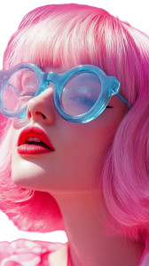 Pink Hair Portrait Vinyl Car Decal Sticker – Waterproof & UV-Resistant 8" Pink Hair Portrait Vinyl Car Decal Sticker – Waterproof & UV-Resistant 8"