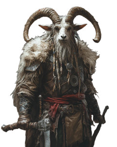 Viking Goat Humanoid Vinyl Car Decal Sticker – Waterproof & UV-Resistant 8" Viking Goat Humanoid Vinyl Car Decal Sticker – Waterproof & UV-Resistant 8"