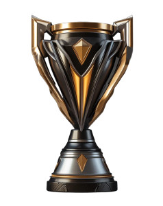 E-Sports Trophy Vinyl Car Decal Sticker – Waterproof & UV-Resistant 8"