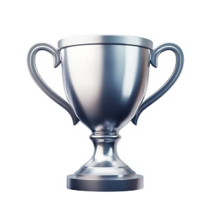 Winner Cup Icon Vinyl Car Decal Sticker – Waterproof & UV-Resistant 8"