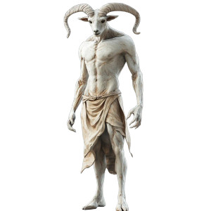 Mythical Goat Humanoid Vinyl Car Decal Sticker – Waterproof & UV-Resistant 8" Mythical Goat Humanoid Vinyl Car Decal Sticker – Waterproof & UV-Resistant 8"