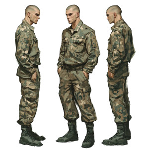 Russian Military Character Vinyl Car Decal Sticker – Waterproof & UV-Resistant 8"