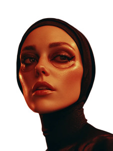 Cyber Robot Nun Vinyl Car Decal Sticker – Waterproof & UV-Resistant 8"