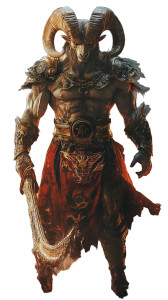 Aries Monster Warrior Vinyl Car Decal Sticker – Waterproof & UV-Resistant 8"