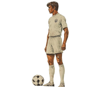 Vintage Soccer Player V2 Vinyl Car Decal Sticker – Waterproof & UV-Resistant 8" Vintage Soccer Player V2 Vinyl Car Decal Sticker – Waterproof & UV-Resistant 8"